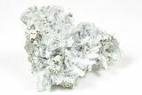 Gleaming Pyrite Crystals with Quartz Crystals - Peru #238929-2